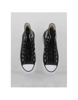 Converse chuck taylor all star lift cuir noir femme