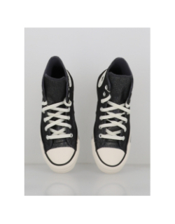Converse montantes ctas pailleté bleu marine femme