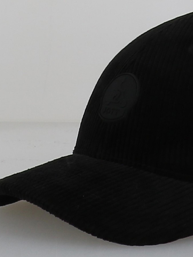 Casquette velours côtelé cirrus noir homme - JOTT