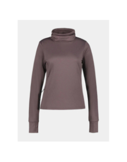 Haut de running à manches longues multia violet femme - Rukka