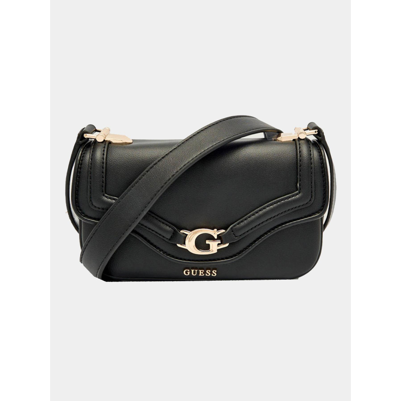 Sac bandoulière mini à aimant 93790 noir femme - Guess