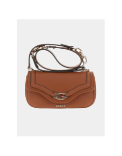 Sac bandoulière mini à aimant 93790 marron femme - Guess