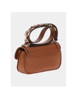 Sac bandoulière mini à aimant 93790 marron femme - Guess