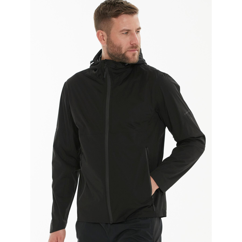 Veste imperméable de sport komint noir homme - Endurance