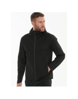Veste imperméable de sport komint noir homme - Endurance