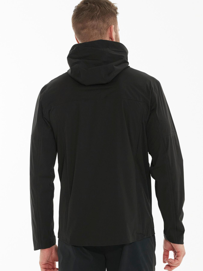Veste imperméable de sport komint noir homme - Endurance