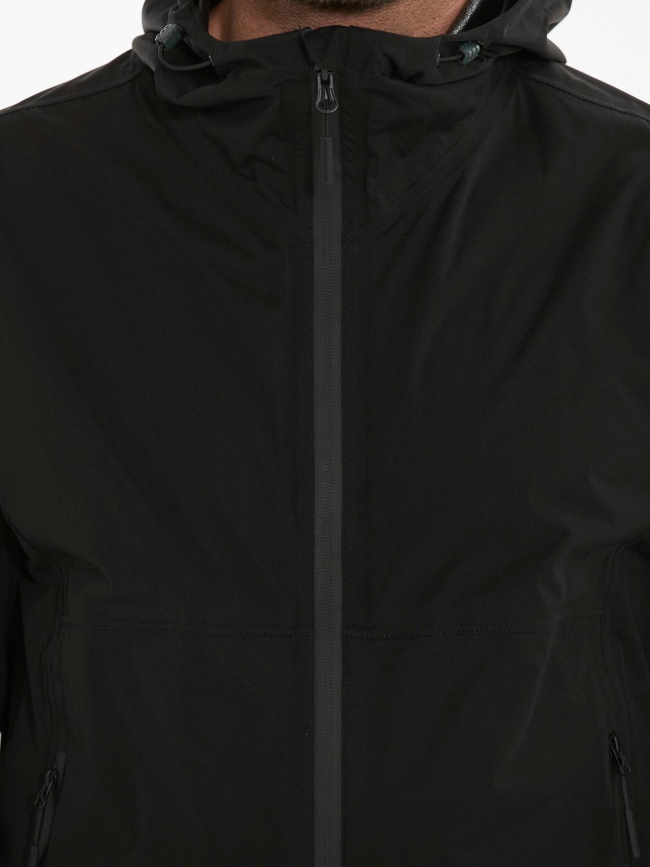 Veste imperméable de sport komint noir homme - Endurance