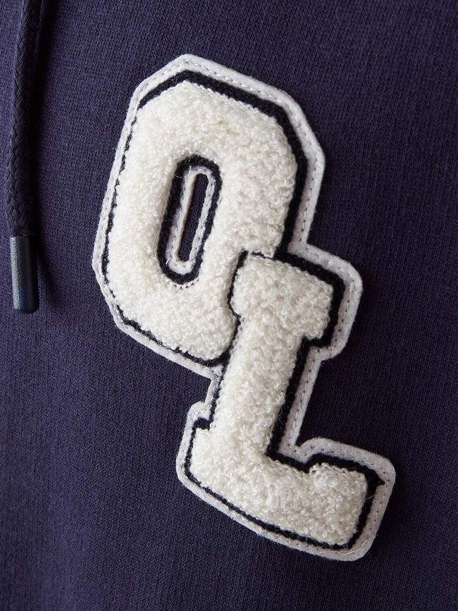 Sweat à capuche ol campus bleu adulte - Olympique Lyonnais