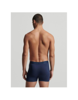 Pack de 3 boxers en coton bleu marine homme - Superdy