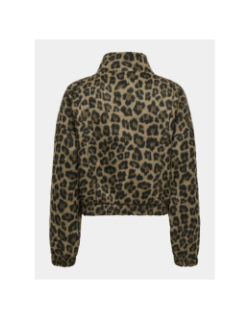 Veste courte léopard emilia marron femme - Only