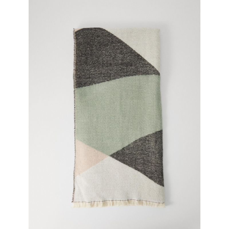 Echarpe hunter graphic vert rose femme - Only