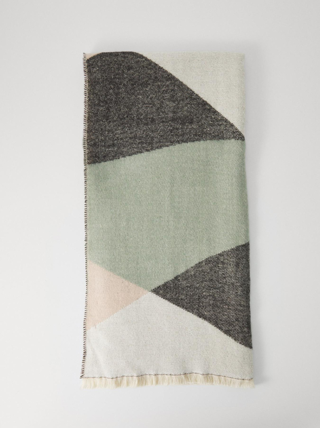 Echarpe hunter graphic vert rose femme - Only