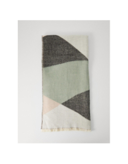 Echarpe hunter graphic vert rose femme - Only