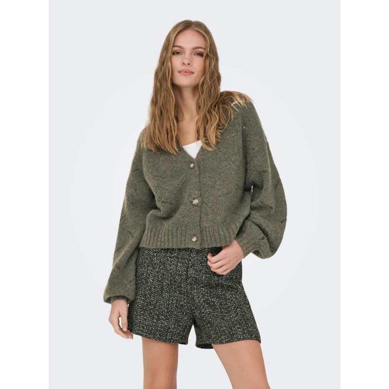 Gilet cardigan laya kaki femme - Only