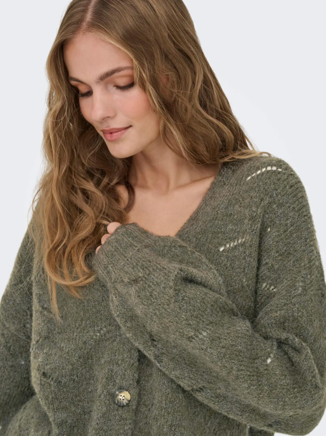 Gilet cardigan laya kaki femme - Only