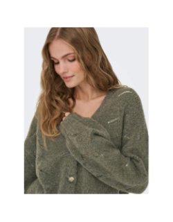 Gilet cardigan laya kaki femme - Only