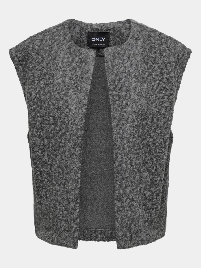 Veste sans manche mila life gris femme - Only