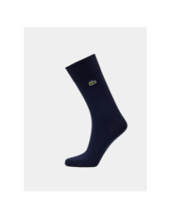 Pack de 3 paires de chaussettes montantes bleu marine homme - Lacoste