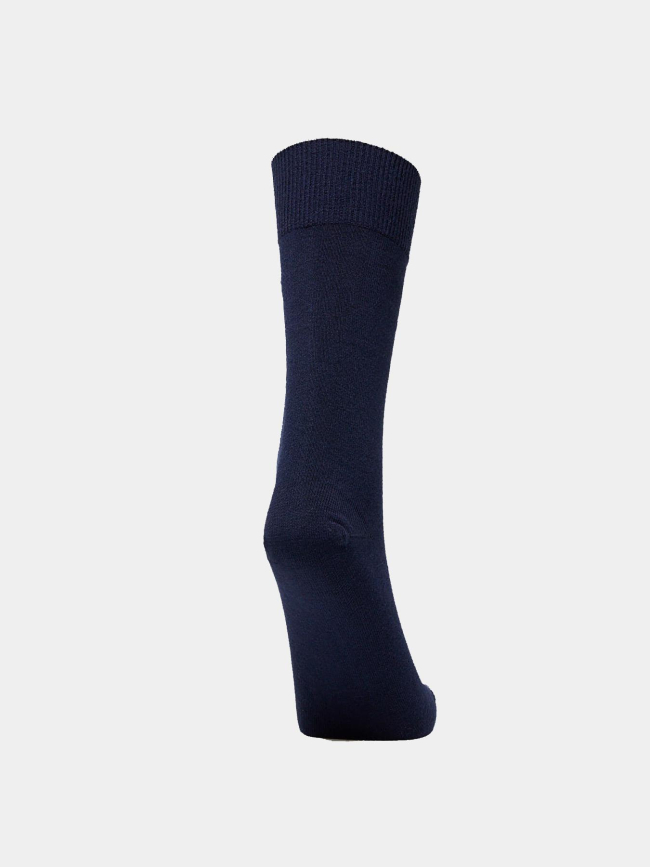 Pack de 3 paires de chaussettes montantes bleu marine homme - Lacoste