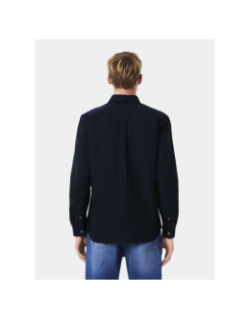 Chemise regular fit oxford bleu marine homme - Lacoste