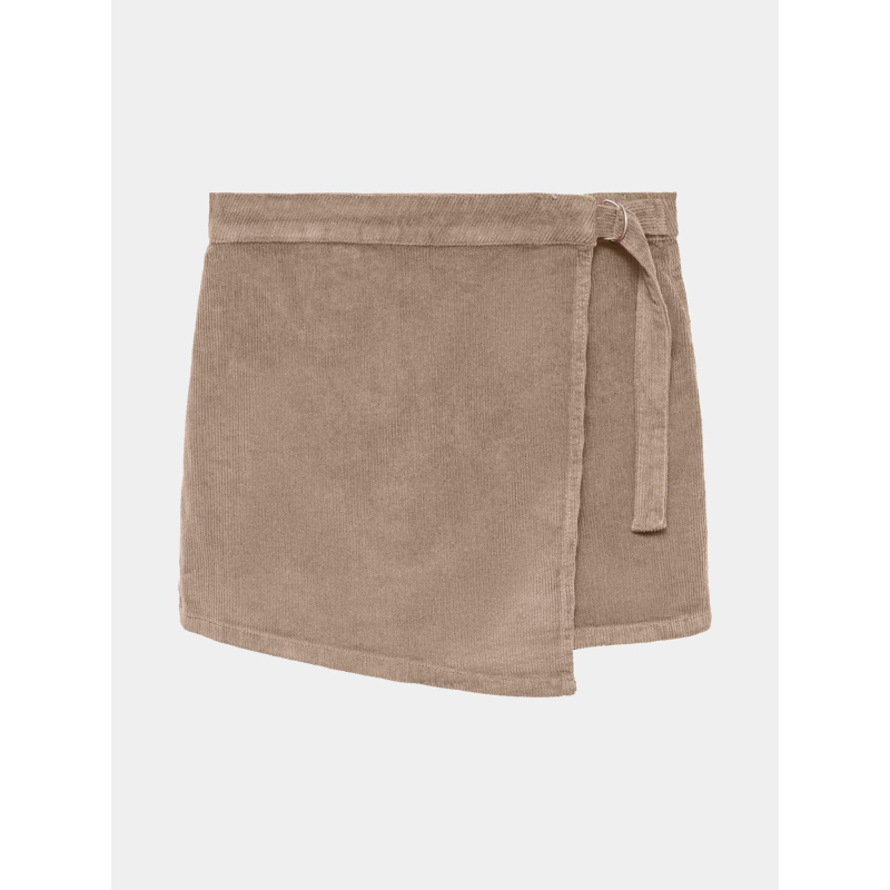 Jupe short velours côtelé vica marron femme - Vero Moda