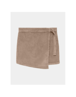 Jupe short velours côtelé vica marron femme - Vero Moda