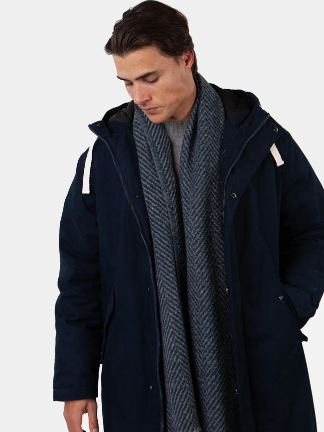 Echarpe rayé sohoho bleu nuit homme - Barts