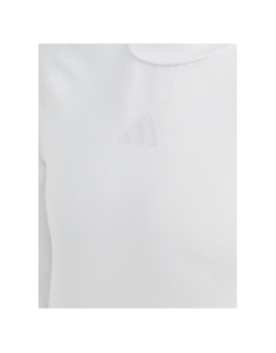 T-shirt stretch slim fit à manches longues blanc enfant - Adidas