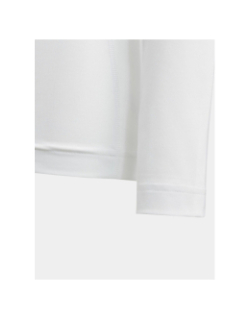T-shirt stretch slim fit à manches longues blanc enfant - Adidas