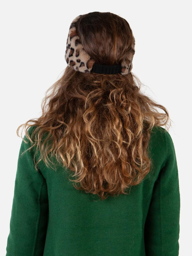 Bandeau fausse fourrure léopard breanne marron femme - Barts