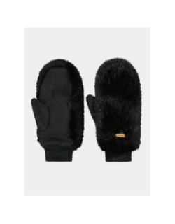 Moufles fausse fourrure fur noir femme - Barts