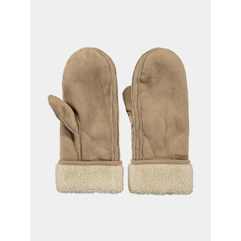Moufles fourrées yokam beige femme - Barts
