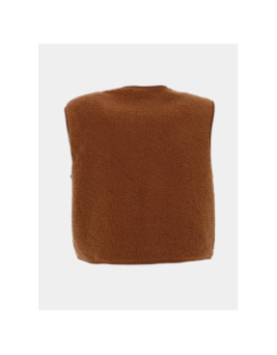 Veste sans manche teddy illy marron femme - Vero Moda