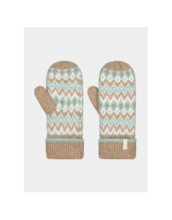 Moufles polaire nakarah marron bleu femme - Barts
