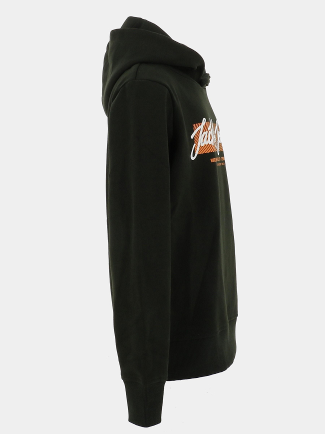 Sweat à capuche jjurban kaki garçon - Jack & Jones