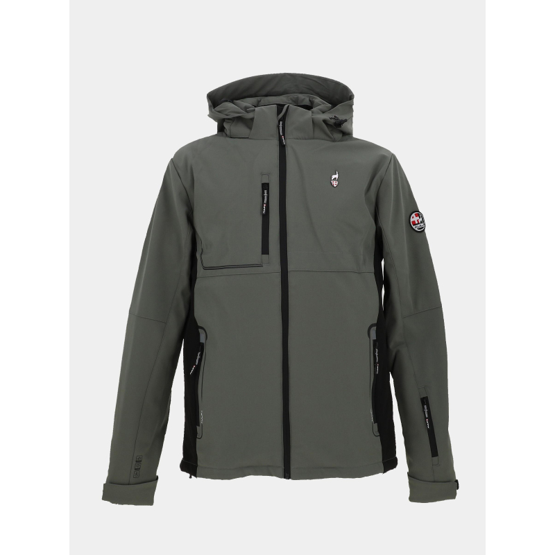 Veste de ski vagon bark kaki homme - Aulp