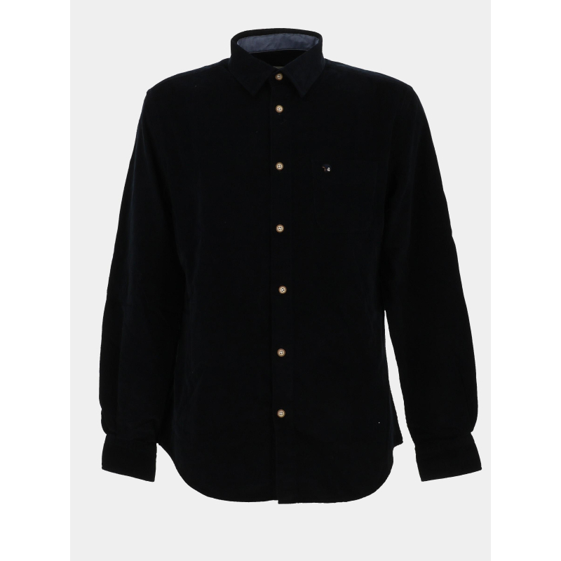 Chemise en velours côtelé lacie bleu nuit homme - Benson & Cherry