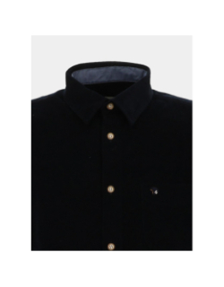 Chemise en velours côtelé lacie bleu nuit homme - Benson & Cherry