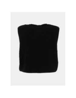 Veste sans manche teddy illy noir femme - Vero Moda