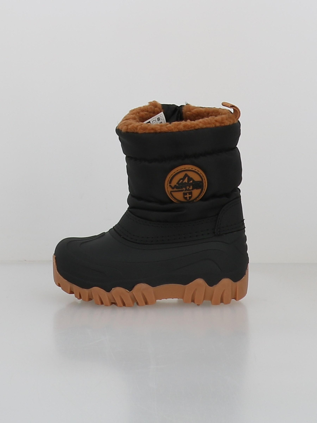 Après-ski woule noir enfant - Vertigo Alpes