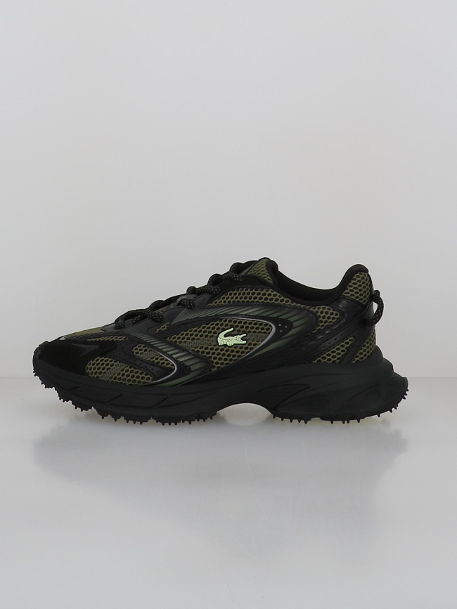 Baskets L003 neo shot noir kaki homme - Lacoste