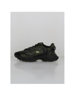Baskets L003 neo shot noir kaki homme - Lacoste