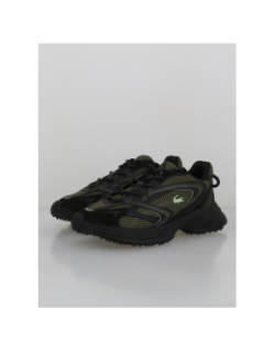 Baskets L003 neo shot noir kaki homme - Lacoste