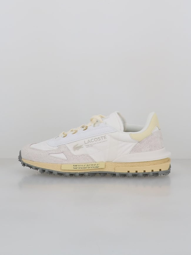 Baskets elite active blanc homme - Lacoste