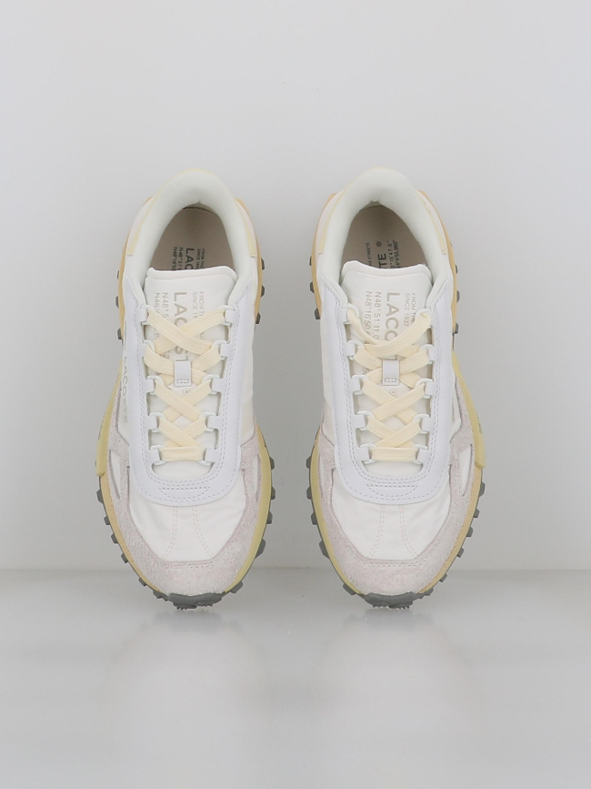 Baskets elite active blanc homme - Lacoste