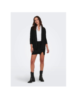Veste blazer rayée paillettes mary noir femme - Jdy