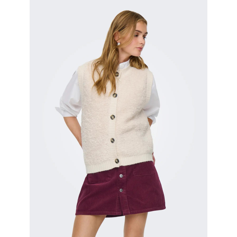 Gilet sans manche eira beige femme - Jdy