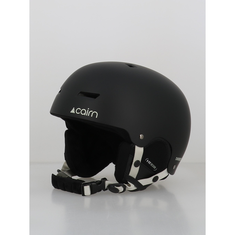Casque de ski et vélo darwin noir et gris adulte - Cairn