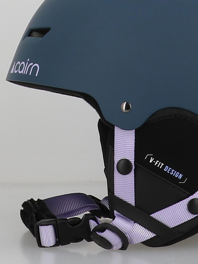 Casque de ski et vélo darwin bleu marine et violet adulte - Cairn
