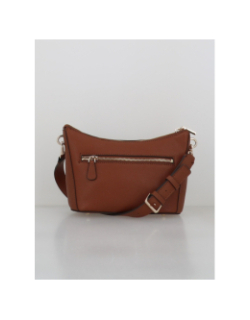 Sac bandoulière chardon zippé waldena marron femme - Guess